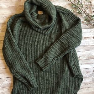 Army Green A New Day Turtleneck